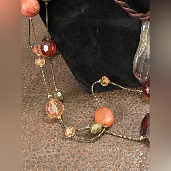 Autumn Jewelry Lot 3 necklaces with great fall colors - Picture 4 of 15